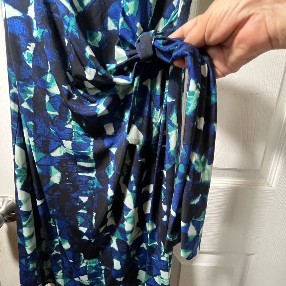 MERONA Women’s Cap Sleeve Dress tie side Sz M - Picture 11 of 14